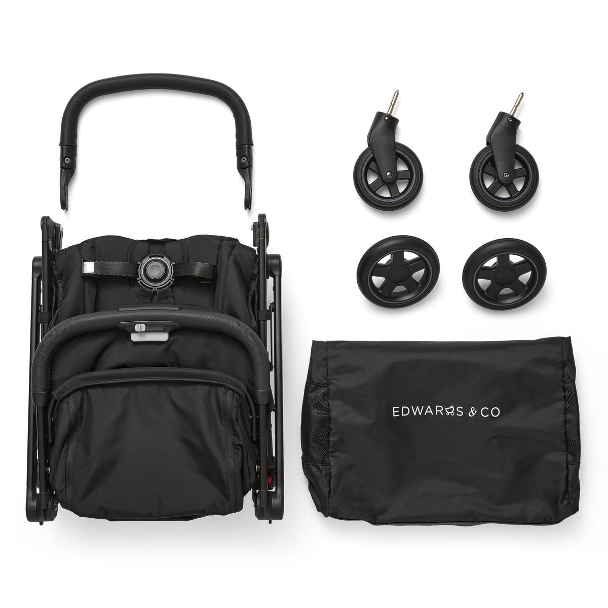 Edwards & Co - Lucci Travel Stroller | Arctic White