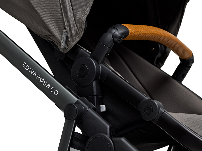 Edwards & Co - Double Stroller Bundle | Ochre Grey