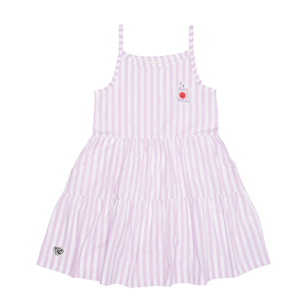 The Girl Club - Pink Stripe Cotton Play Dress