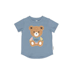 Huxbaby - Teddy Hux T-Shirt | Dino Blue