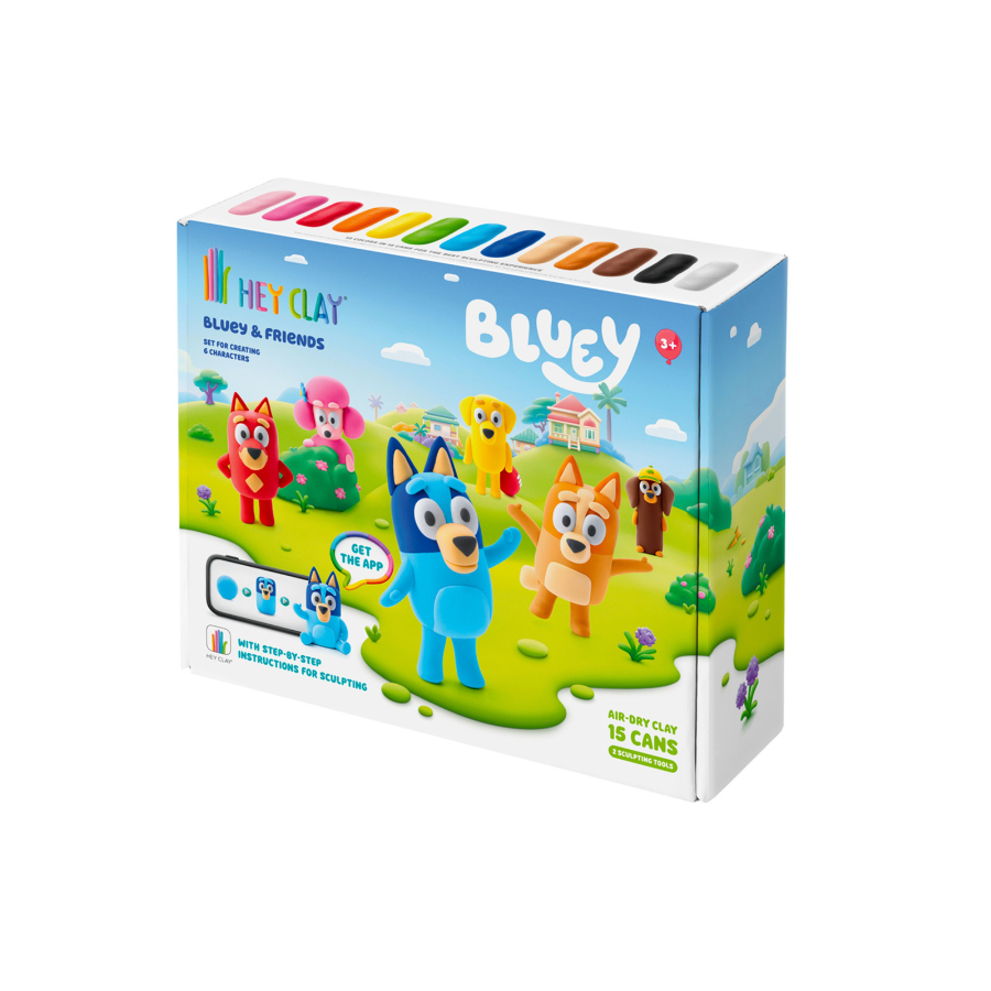Hey Clay - 15 Cans | Bluey & Friends