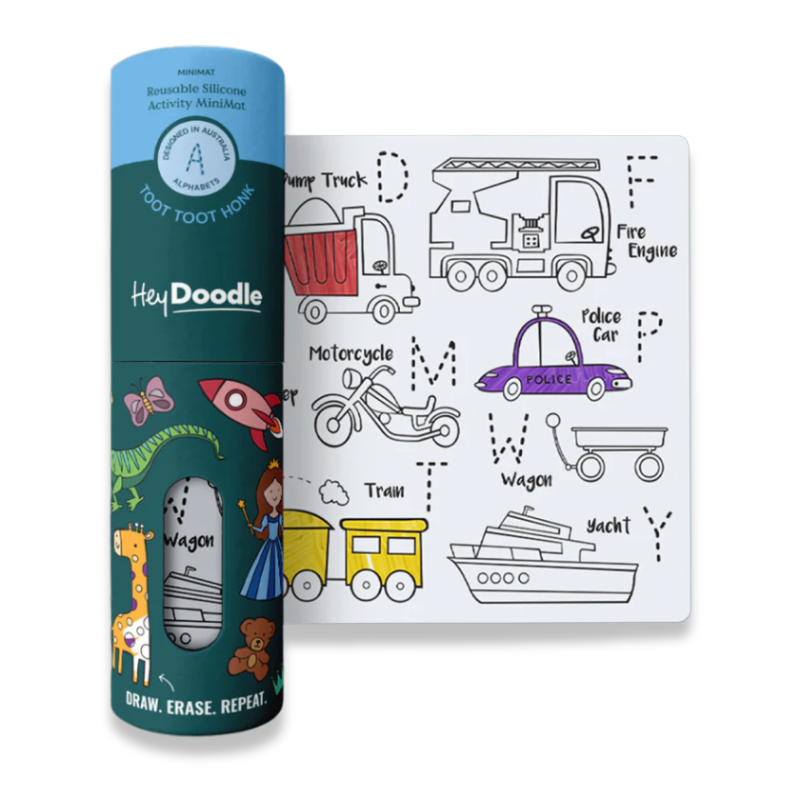Hey Doodle - Mini Colouring Mat | Toot Toot