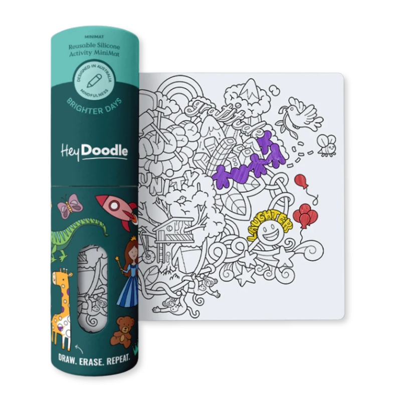 Hey Doodle - Mini Brighter Days Colouring Mat