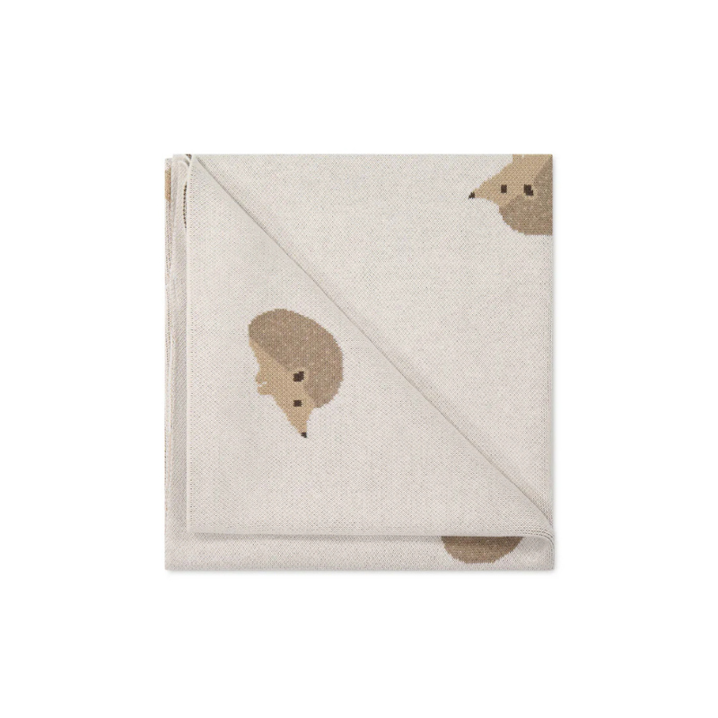Jamie Kay - Knitted Blanket | Henry Hedgehog