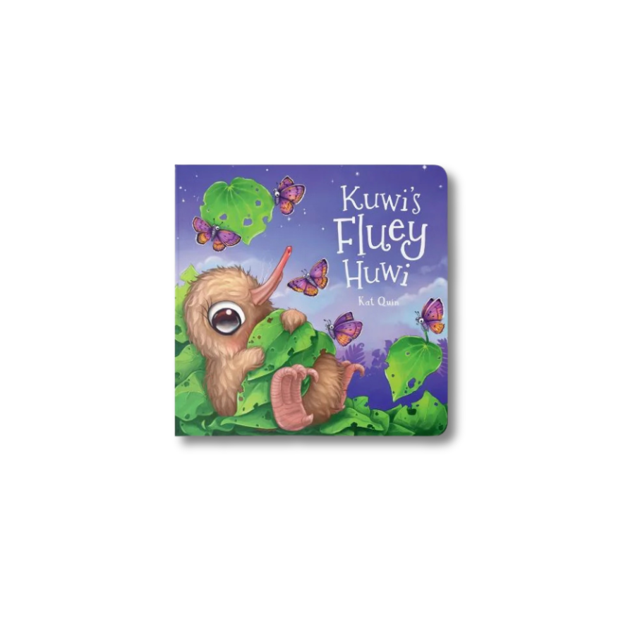 Kuwi's Fluey Huwi - Board Book | Kat Quin