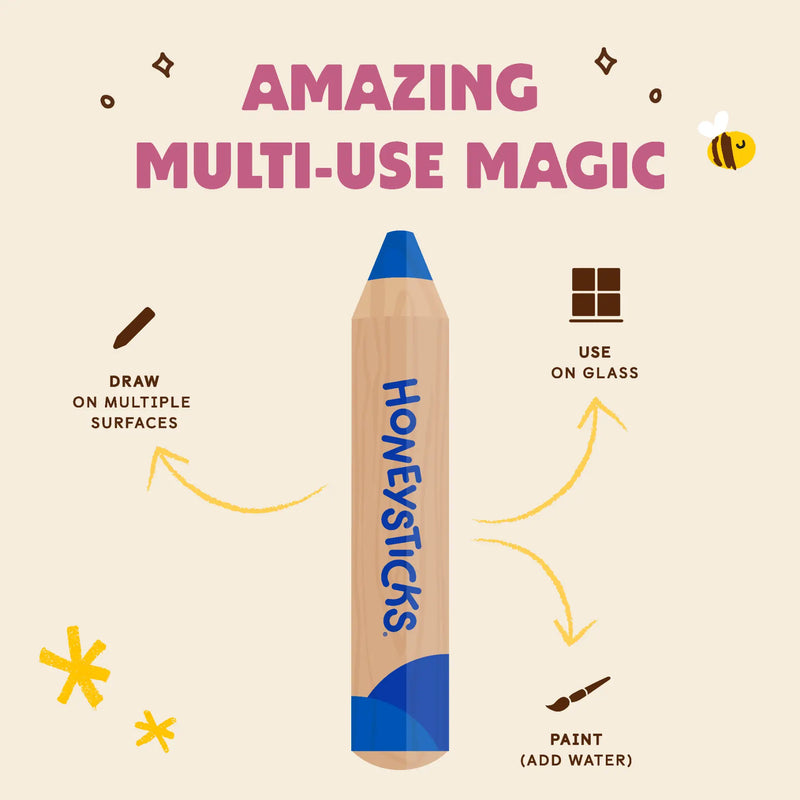 Honeysticks - Magic 3'n'1 Beeswax Pencils