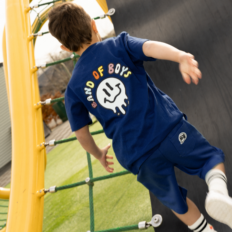 Band of Boys - Navy Smiles Tee