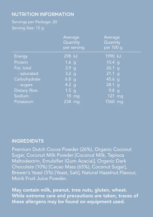 The Milk Collective - Lactation Drink | Hazelnut Chocolate