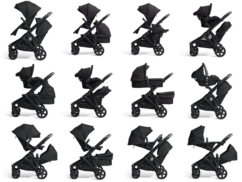 Edwards & Co - Double Stroller Bundle | Ochre Grey