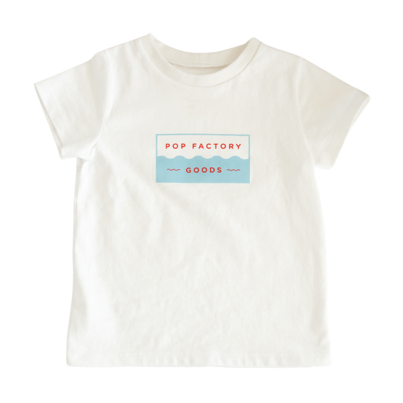 Pop Factory - Classic Tee | Blue Wave Print