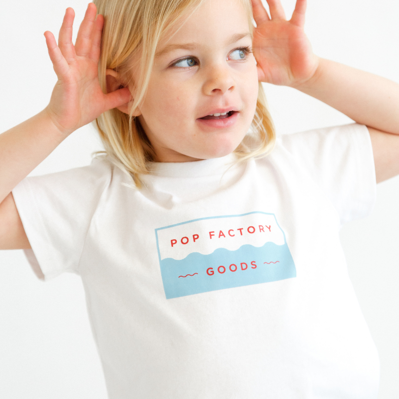 Pop Factory - Classic Tee | Blue Wave Print