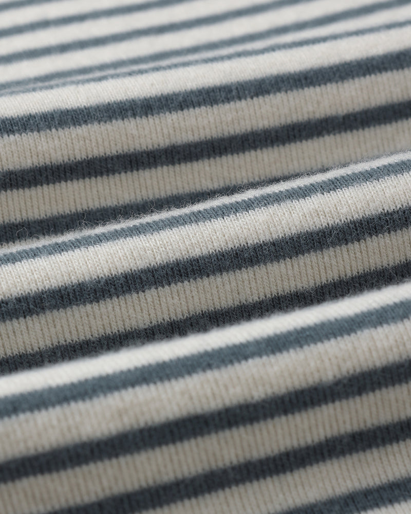Quincy Mae - Long Sleeve Tee | Ocean Stripe