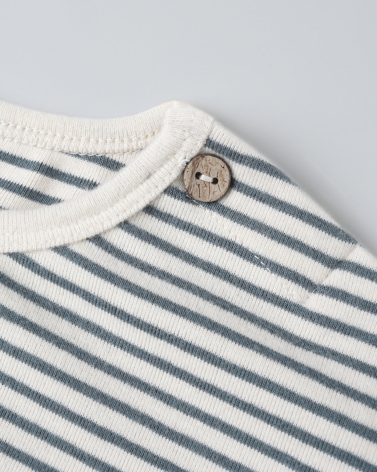Quincy Mae - Long Sleeve Tee | Ocean Stripe