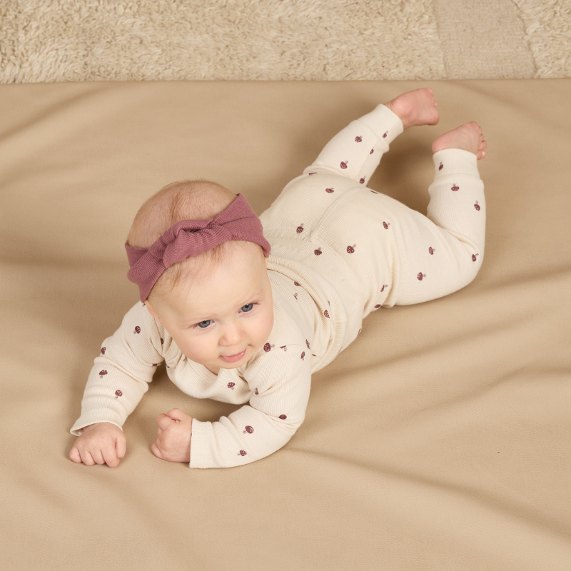 Quincy Mae - Ribbed Top + Legging Set | Mushroom