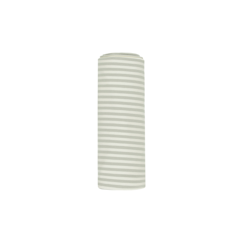 Quincy Mae - Baby Swaddle | Sage Stripe