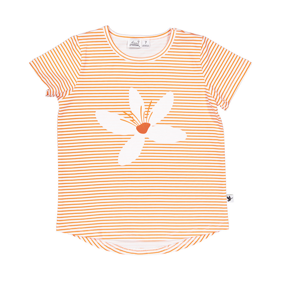 Radicool Kids - Orange Blossom Stripe Tee