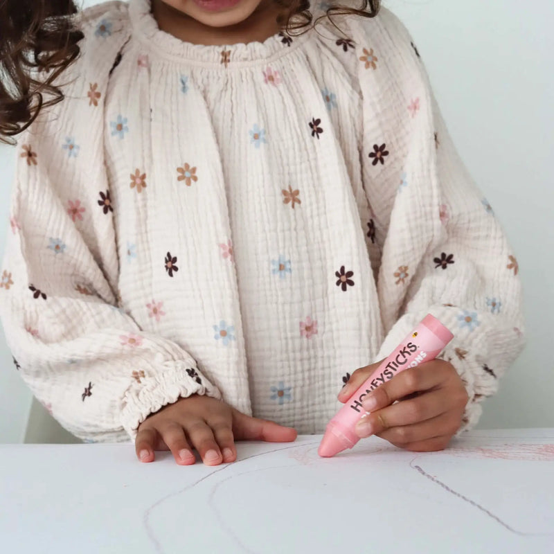 Honeysticks Natural Beeswax Crayons | Super Jumbos 6pk