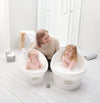 Shnuggle - Toddler Bath - White|Slate