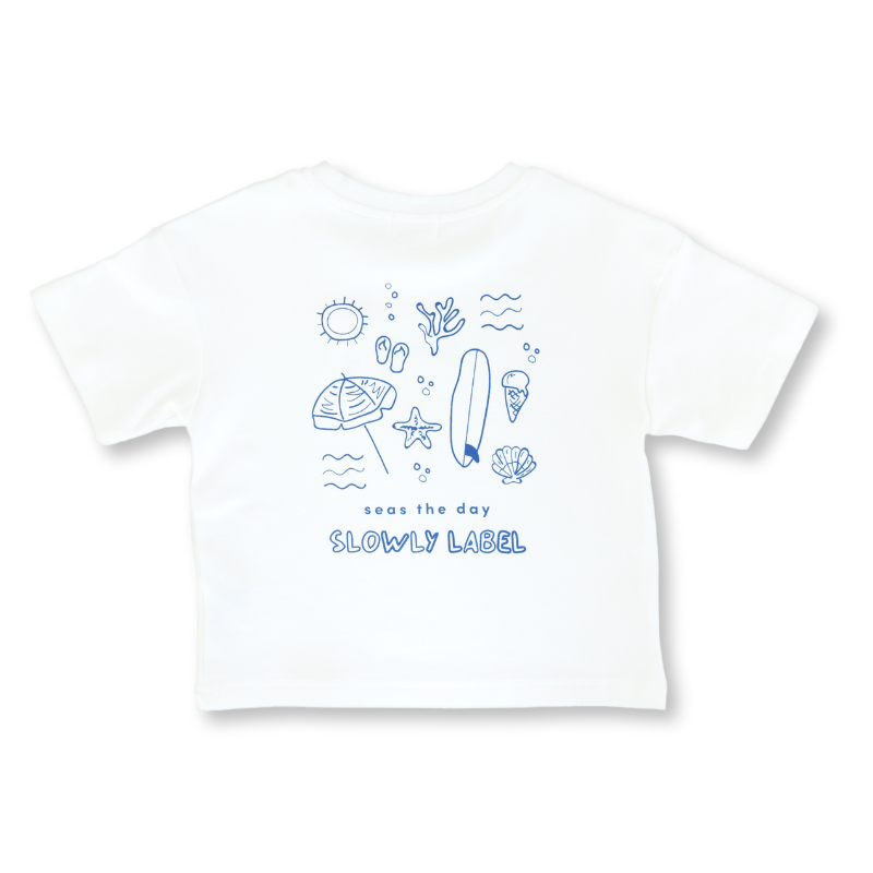 Slowly Label - Seas The Day Tee | Ocean