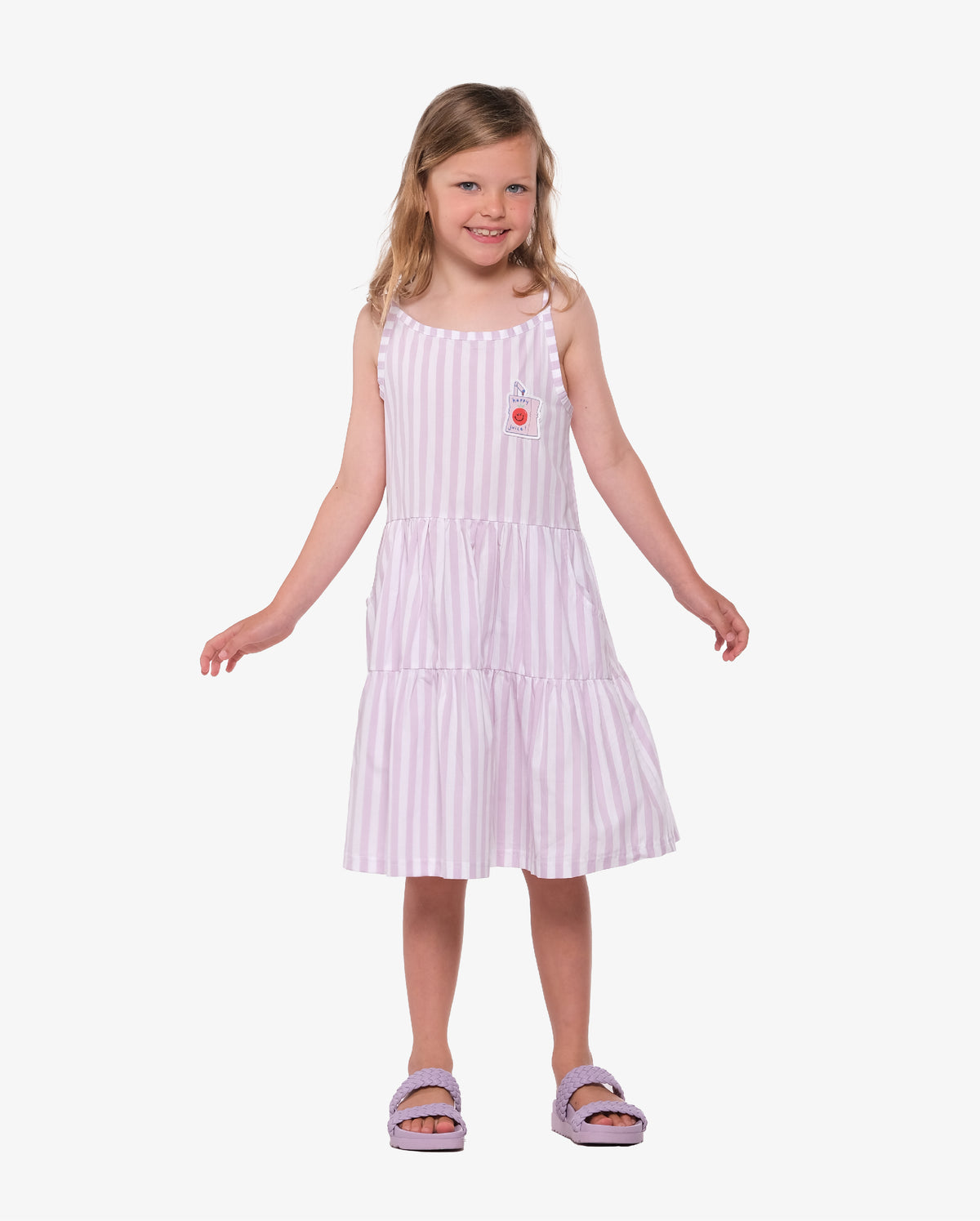 The Girl Club - Pink Stripe Cotton Play Dress