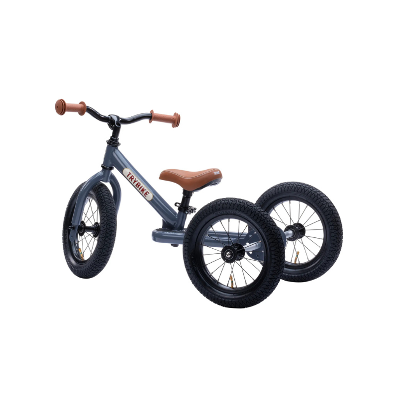 Trybike - Vintage 2 in 1 Trike | Balance Bike - Grey