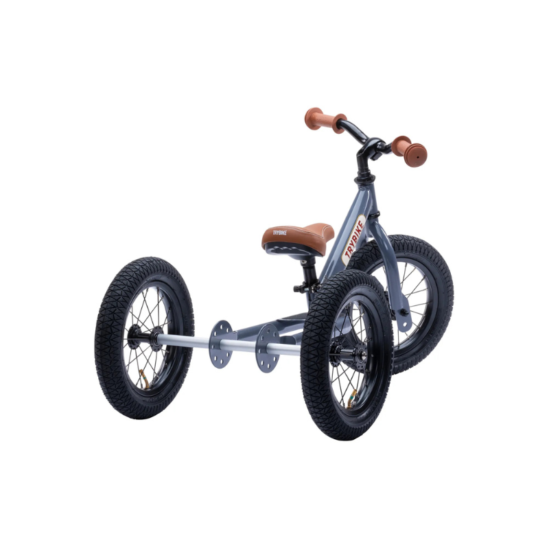 Trybike - Vintage 2 in 1 Trike | Balance Bike - Grey