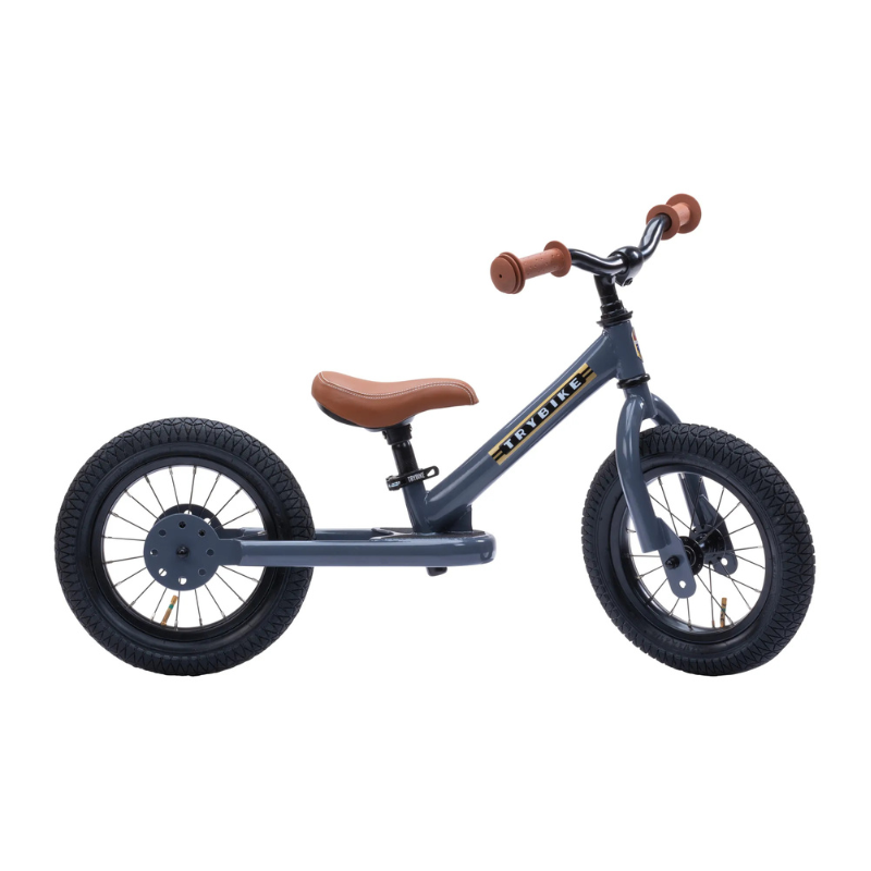 Trybike - Vintage 2 in 1 Trike | Balance Bike - Grey