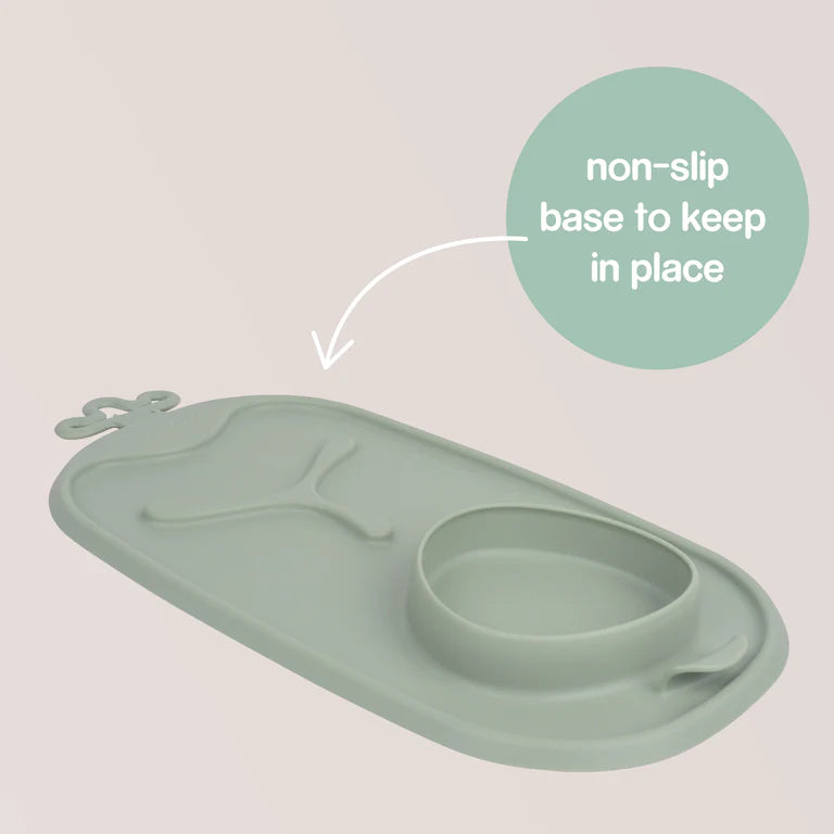 b.box - Roll + Go Mealtime Mat | Sage