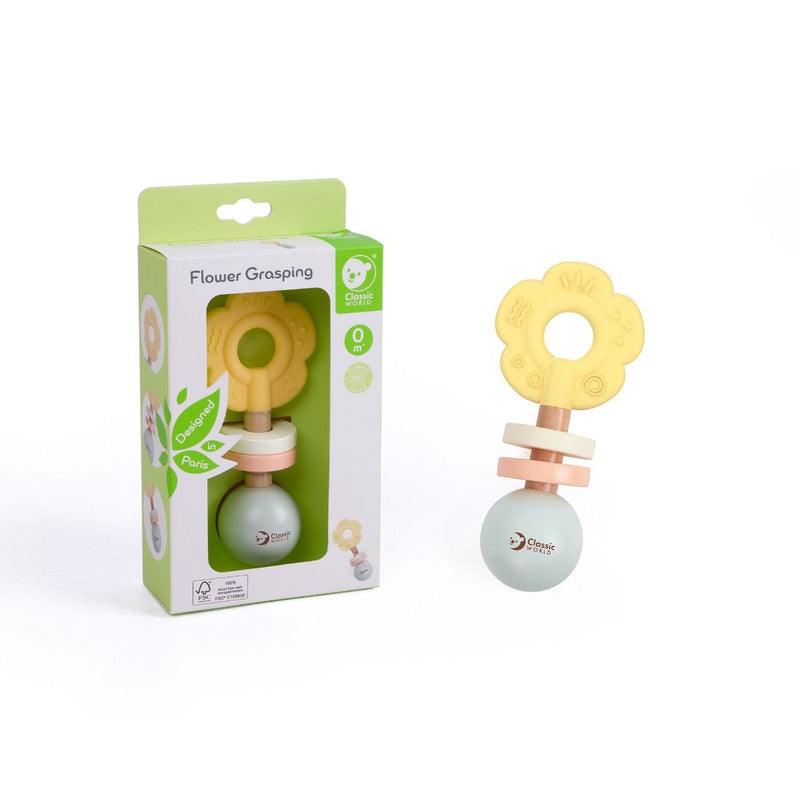 Classic World Toys - Flower Grasping Baby Toy