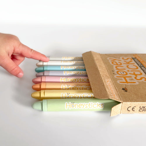 Honeysticks - Natural Beeswax Crayons | Jumbo Pastel