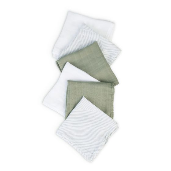 Little Bamboo - Muslin Baby Wash Cloths | Bayleaf