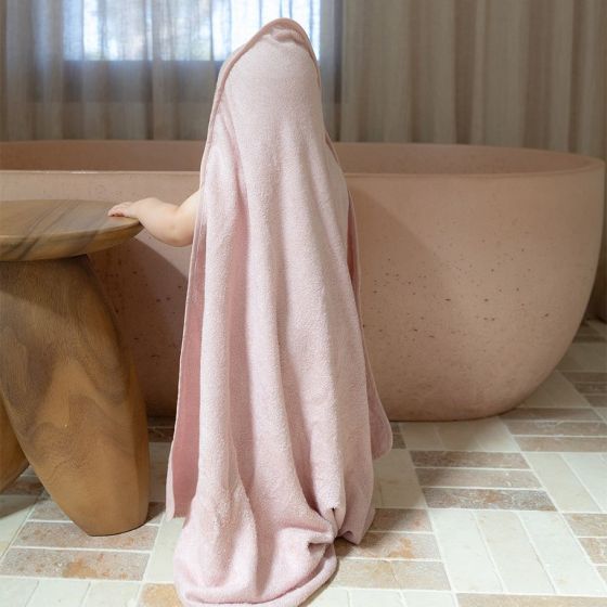 Little Bamboo - Hooded Towels | Dusty Rose