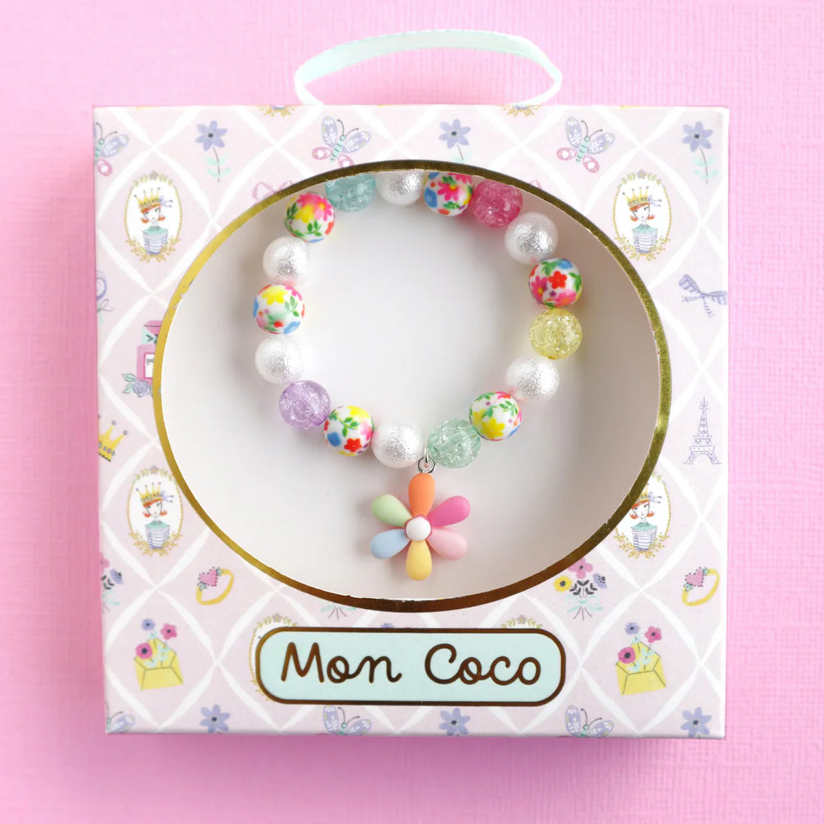 Mon Coco - Rainbow Petal Bracelet | Boxed