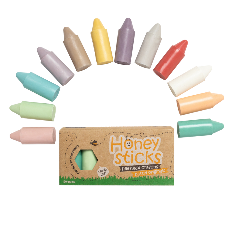 Honeysticks - Natural Beeswax Crayons | Original Pastel