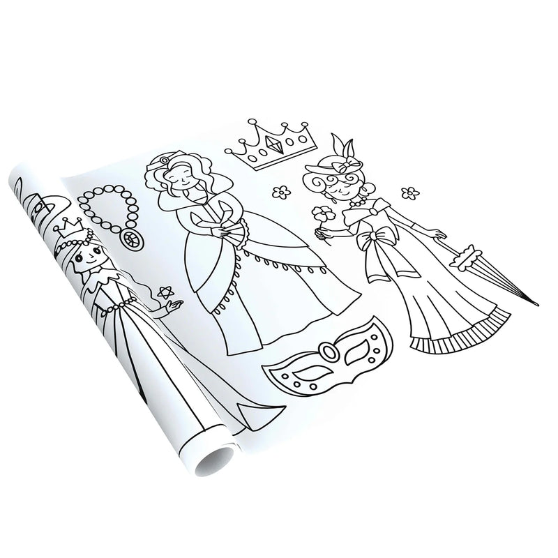 Mier Edu - Giant Colouring Scroll | Princess