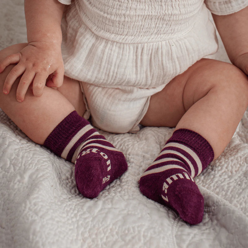Lamington Socks - Crew | Plum