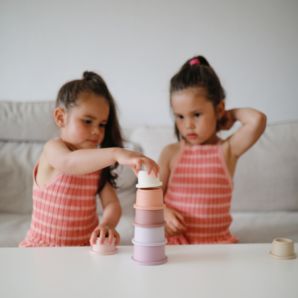 Mushie - Stacking Cups | Petal