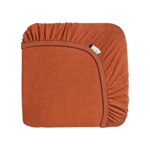 ergoPouch - Fitted Organic Cot Sheet - Rust - Whisper & Wild