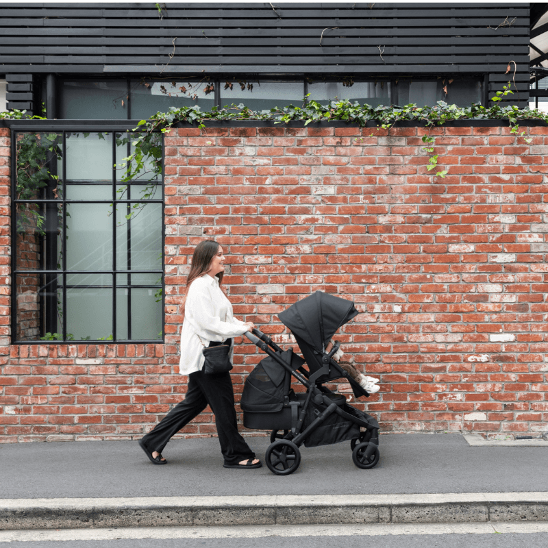 Edwards & Co - Double Stroller - Olive | Whisper & Wild