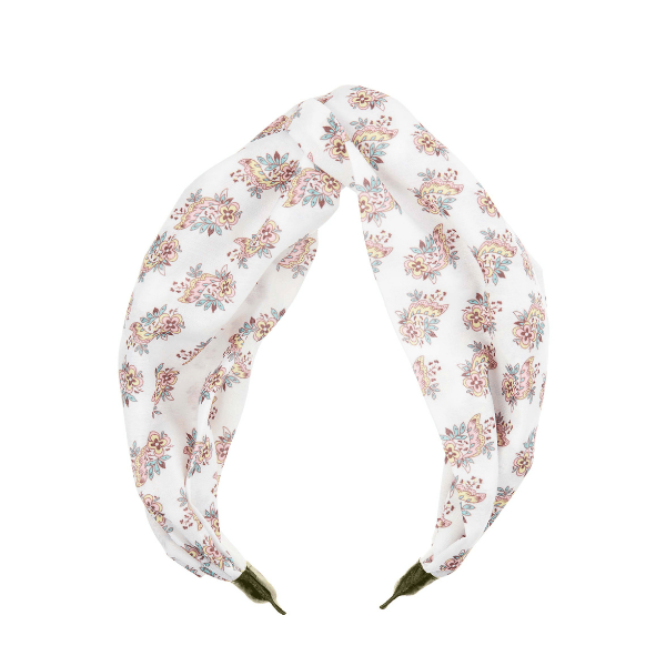 Mimi & Lula - Floral Extra Wide Headband - Olive