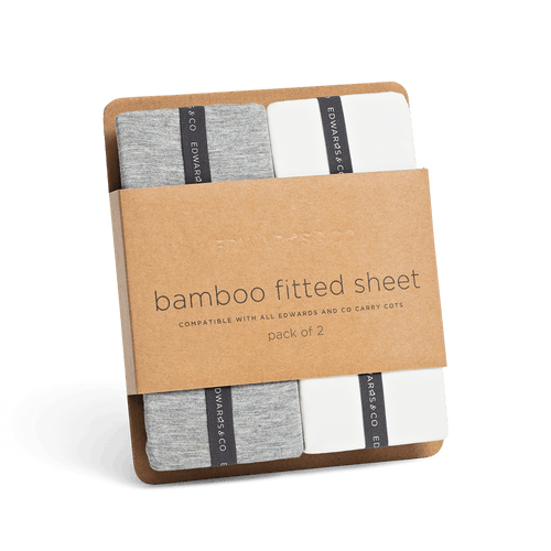 Edwards & Co - Fitted Sheets 2 Pack - Bamboo - Whisper & Wild