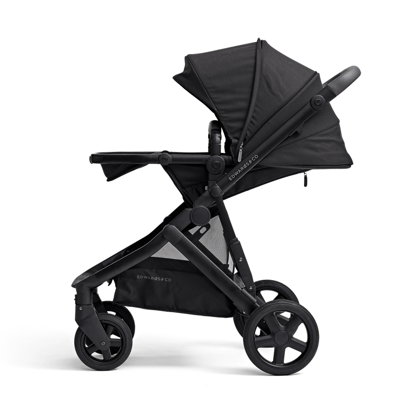 Edwards & Co - Double Stroller - Olive | Whisper & Wild