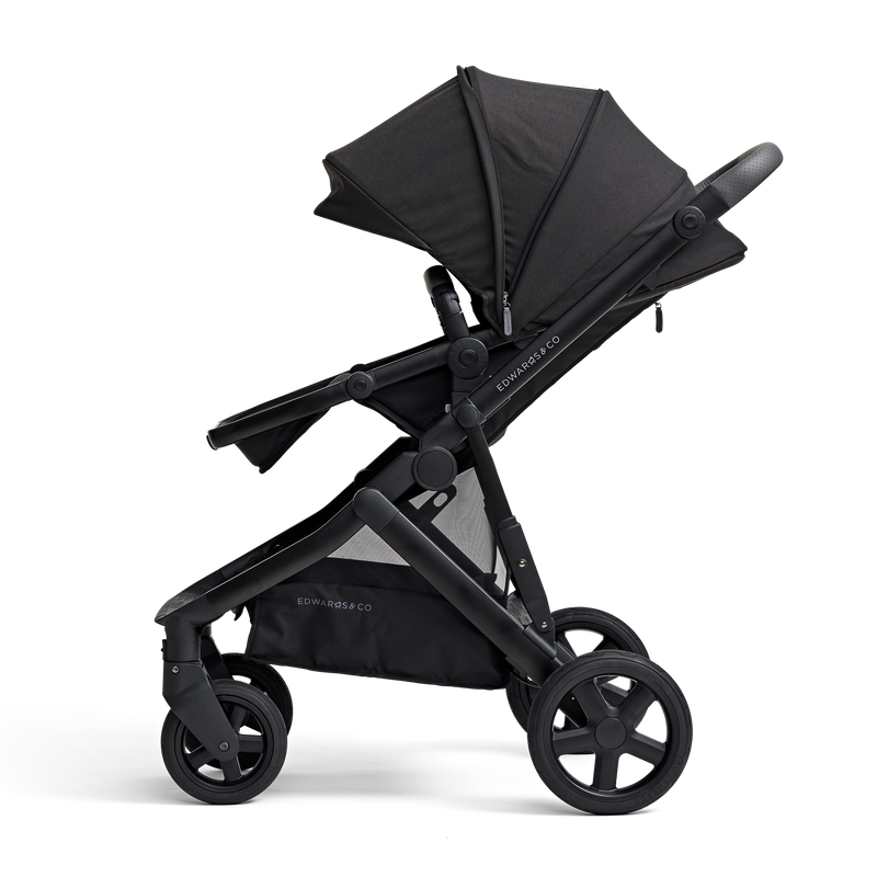Edwards & Co - Double Stroller - Olive | Whisper & Wild