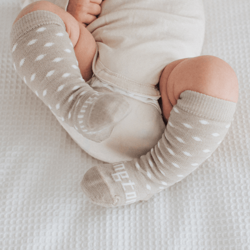 Lamington Baby Socks - Knee High | Truffle